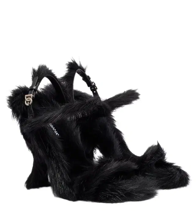 Dolce & Gabbana 105 shearling sandals