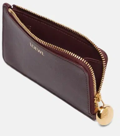 Loewe Pebble leather card holder | Thumbnail 3