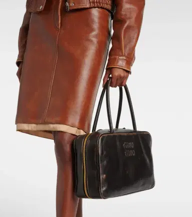 Miu Miu Beau leather tote bag | Thumbnail 6 Miu Miu Beau leather tote bag | Thumbnail 6