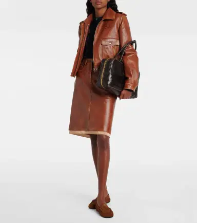 Miu Miu Beau leather tote bag | Thumbnail 7 Miu Miu Beau leather tote bag | Thumbnail 7