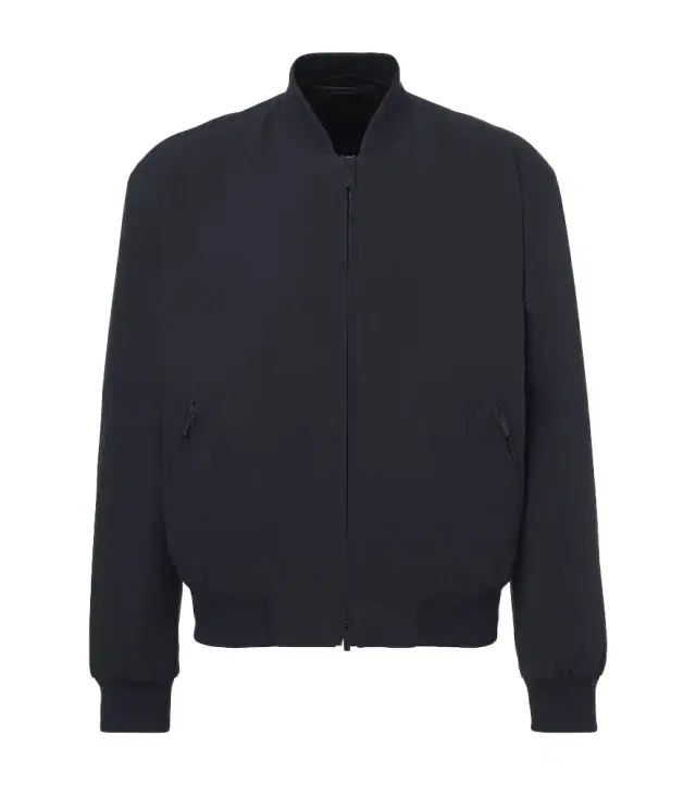 Giorgio Armani Cotton-blend bomber jacket