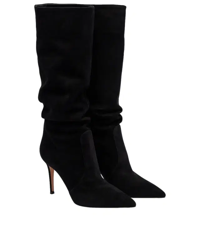 Gianvito Rossi Hansen 85 suede knee-high boots