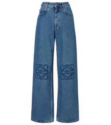 Loewe Anagram wide-leg jeans | Thumbnail 1 Loewe Anagram wide-leg jeans | Thumbnail 1