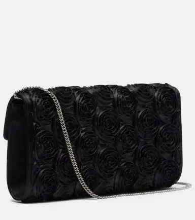 Roger Vivier Efflorescence embellished satin clutch | Thumbnail 2