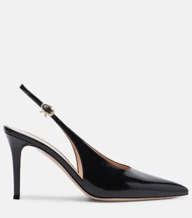 Gianvito Rossi Robbie 85 leather slingback pumps | Thumbnail 3 Gianvito Rossi Robbie 85 leather slingback pumps | Thumbnail 3