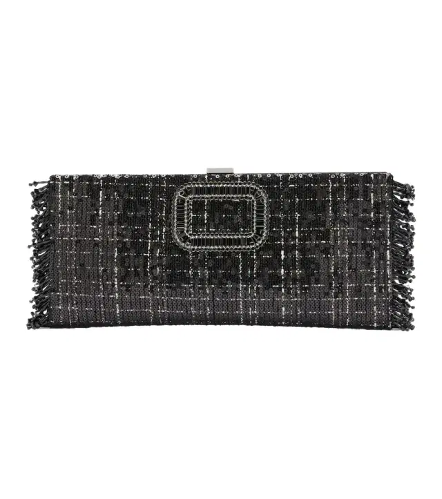 Roger Vivier Pilgrim Mini sequined clutch