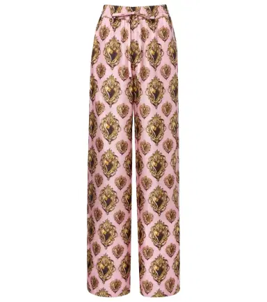 Dolce & Gabbana Printed high-rise silk palazzo pants | Thumbnail 1