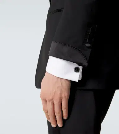 Giorgio Armani 925 sterling silver and enamel cufflinks | Thumbnail 4