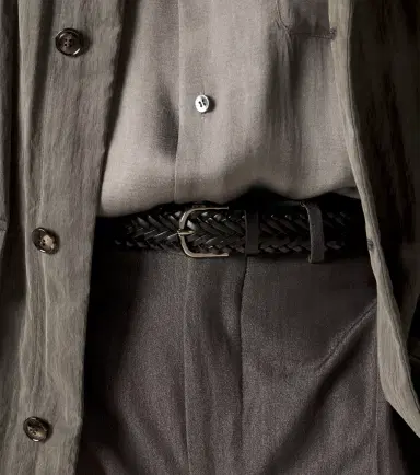 Giorgio Armani Braided leather belt | Thumbnail 3