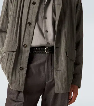 Giorgio Armani Braided leather belt | Thumbnail 4