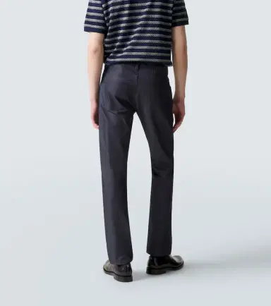 Giorgio Armani Cotton and silk-blend straight jeans | Thumbnail 3 Giorgio Armani Cotton and silk-blend straight jeans | Thumbnail 3