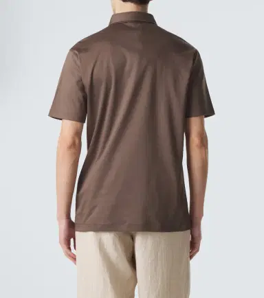 Giorgio Armani Logo cotton polo shirt | Thumbnail 3
