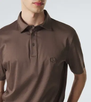 Giorgio Armani Logo cotton polo shirt | Thumbnail 6
