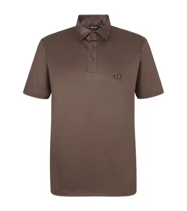 Giorgio Armani Logo cotton polo shirt | Thumbnail 1