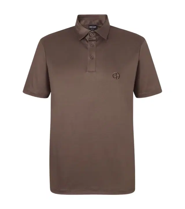 Giorgio Armani Logo cotton polo shirt
