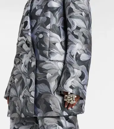 Dries Van Noten Double-breasted jacquard blazer | Thumbnail 5