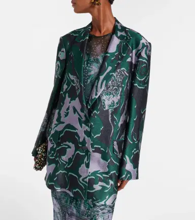 Dries Van Noten Printed blazer | Thumbnail 2 Dries Van Noten Printed blazer | Thumbnail 2