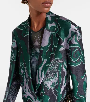 Dries Van Noten Printed blazer | Thumbnail 3 Dries Van Noten Printed blazer | Thumbnail 3