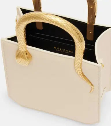 Bvlgari Serpentine Small embellished leather top-handle bag | Thumbnail 3