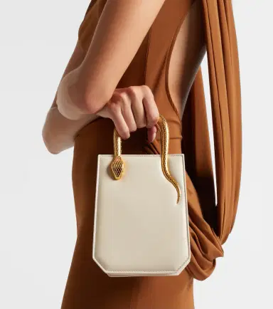 Bvlgari Serpentine Small embellished leather top-handle bag | Thumbnail 4