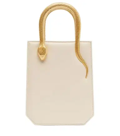 Bvlgari Serpentine Small embellished leather top-handle bag | Thumbnail 1