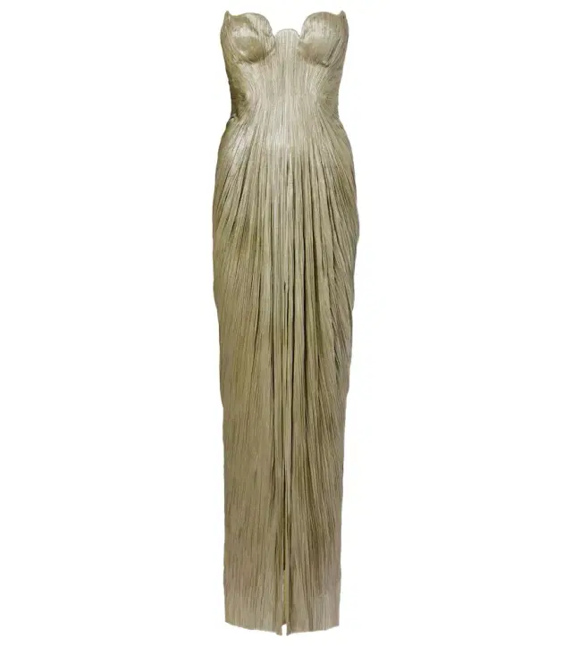 Maria Lucia Hohan Jasleen strapless silk tulle corset gown