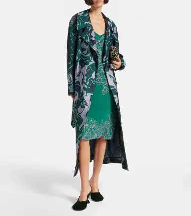 Dries Van Noten Printed trench coat | Thumbnail 2