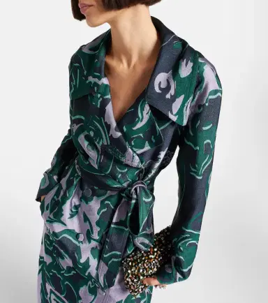 Dries Van Noten Printed trench coat | Thumbnail 4