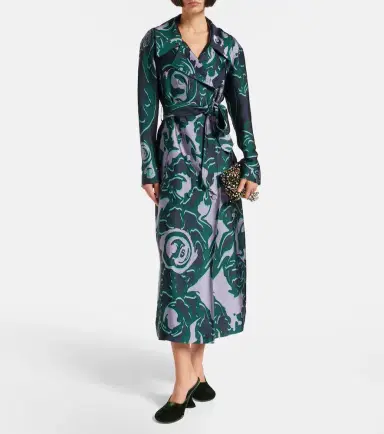 Dries Van Noten Printed trench coat | Thumbnail 5