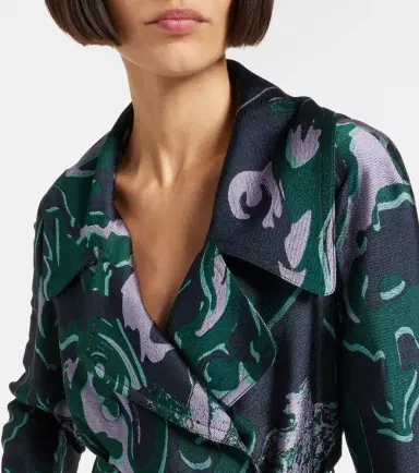 Dries Van Noten Printed trench coat | Thumbnail 7