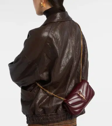 Saint Laurent Loulou Mini leather crossbody bag | Thumbnail 7