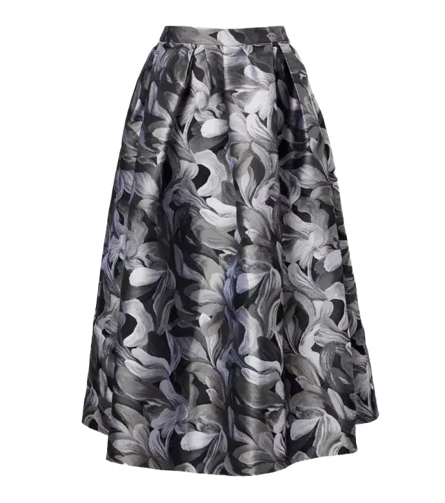 Dries Van Noten Jacquard midi skirt