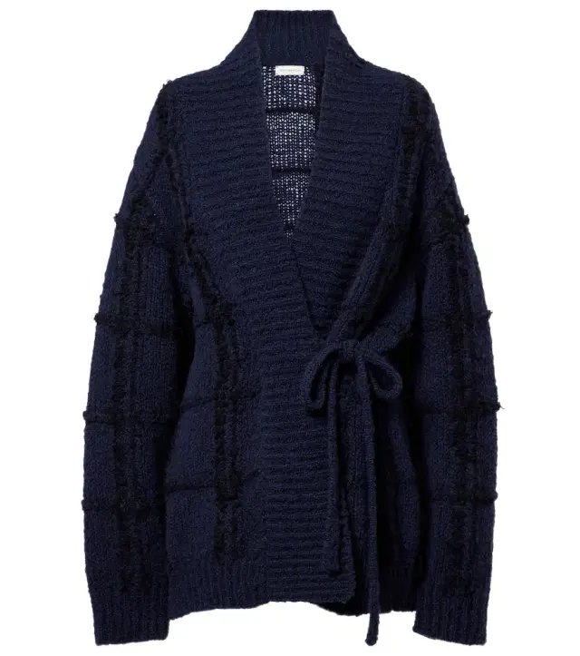 Dries Van Noten Checked wool cardigan