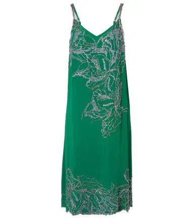 Dries Van Noten Beaded silk slip dress | Thumbnail 1