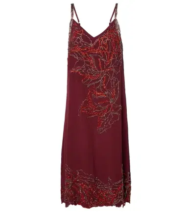 Dries Van Noten Beaded silk slip dress | Thumbnail 1