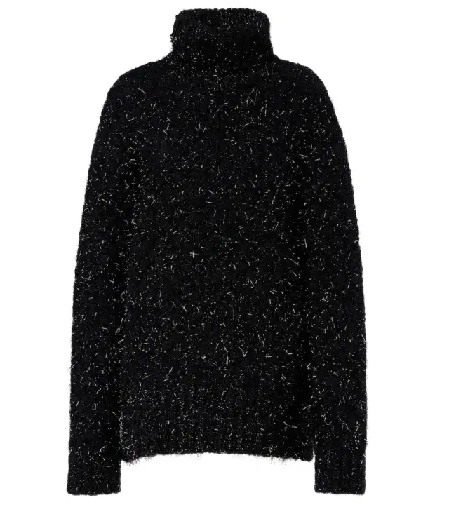 Dries Van Noten Wool-blend turtleneck sweater