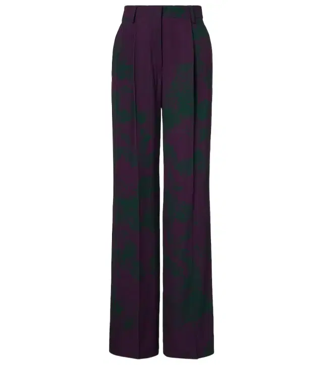 Dries Van Noten Printed wide-leg pants