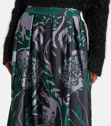 Dries Van Noten Printed midi skirt | Thumbnail 2