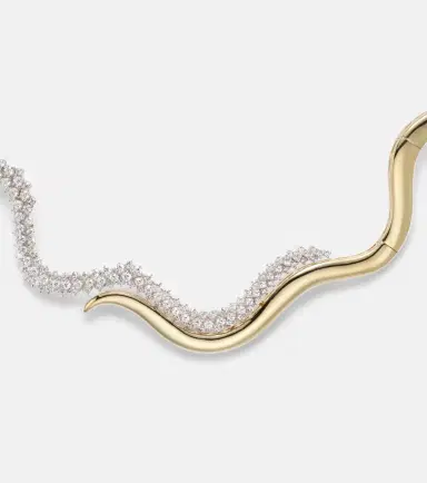 YEPREM Golden Strada 18kt white and yellow gold necklace with diamonds | Thumbnail 2 YEPREM Golden Strada 18kt white and yellow gold necklace with diamonds | Thumbnail 2