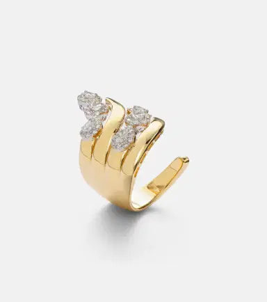 YEPREM Golden Strada 18kt yellow and white gold ring with diamonds | Thumbnail 2 YEPREM Golden Strada 18kt yellow and white gold ring with diamonds | Thumbnail 2