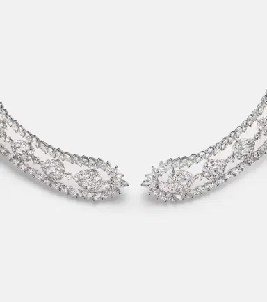 YEPREM Y-Couture 18kt white gold choker with diamonds | Thumbnail 2