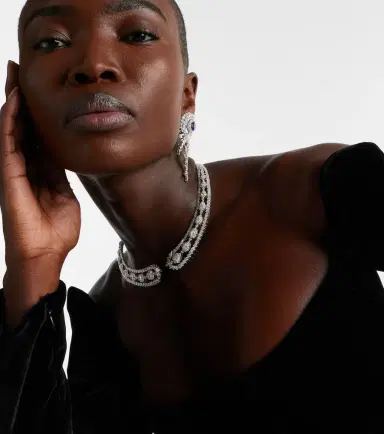 YEPREM Y-Couture 18kt white gold choker with diamonds | Thumbnail 4