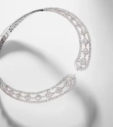 YEPREM Y-Couture 18kt white gold choker with diamonds | Thumbnail 6