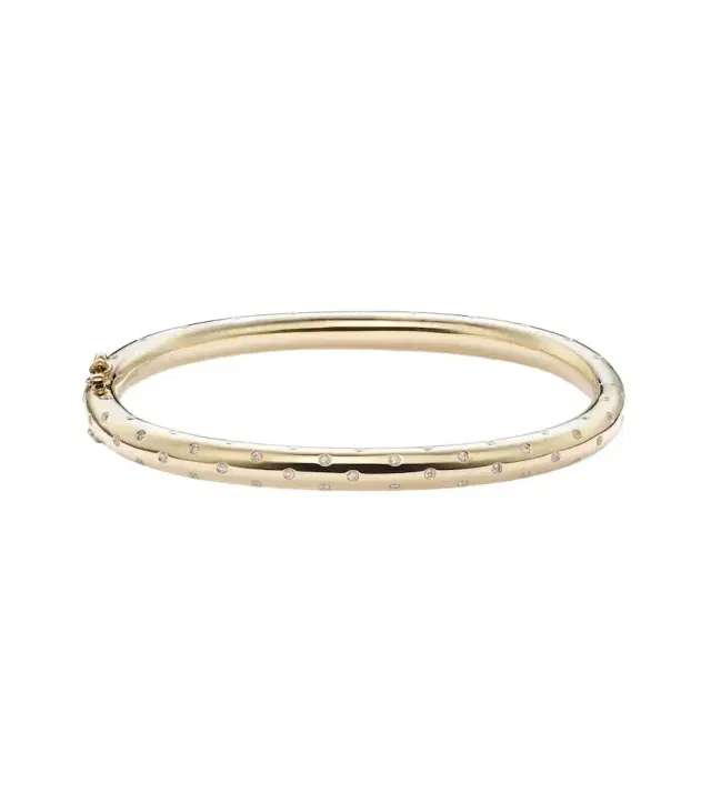 Anita Ko Cosmo Orion 18kt gold bangle with diamonds