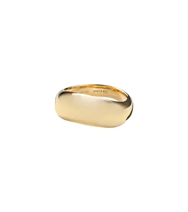 Anita Ko Celeste Wave 18kt gold ring