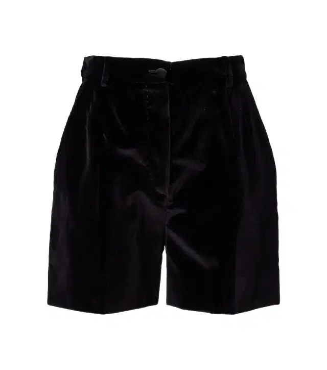 Cotton and silk-blend shorts
