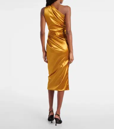 Dolce & Gabbana Gathered satin cocktail dress | Thumbnail 2 Dolce & Gabbana Gathered satin cocktail dress | Thumbnail 2