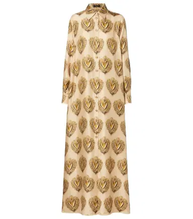 Dolce & Gabbana Printed silk shirt dress | Thumbnail 1 Dolce & Gabbana Printed silk shirt dress | Thumbnail 1