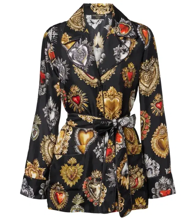 Devotion belted silk twill blouse Devotion belted silk twill blouse