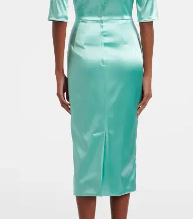 Dolce & Gabbana Satin midi dress | Thumbnail 2
